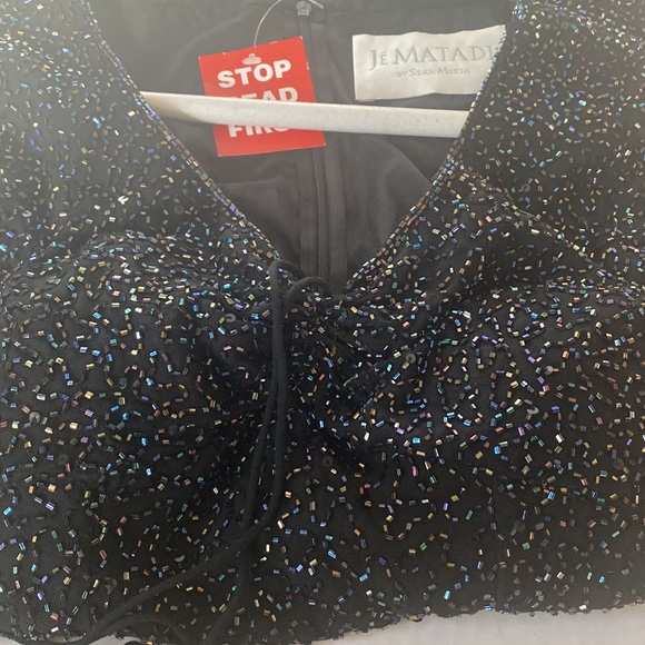 New Je Mayadi by Sean Meheta sparkly event dress - Picture 8 of 8